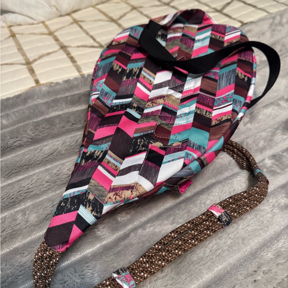 Kavu Multicolor Chevron Shoulder Bag